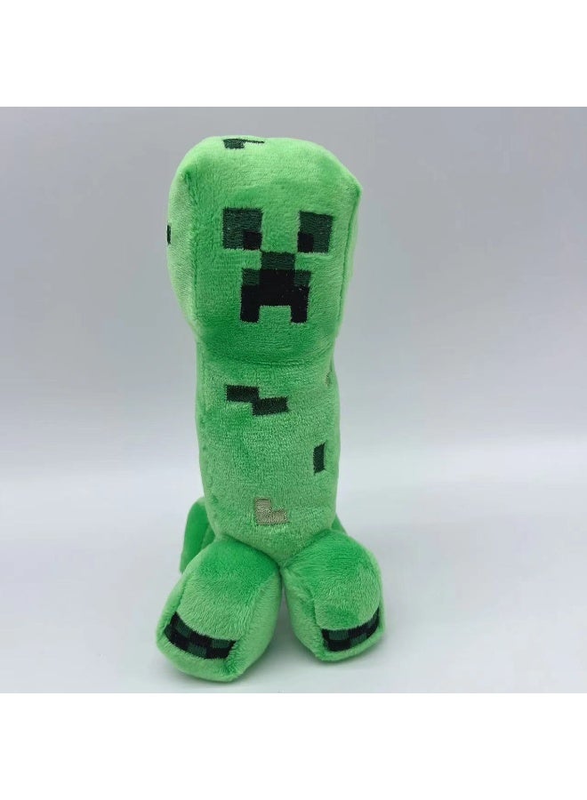 Cross-Border Minecraft Plush Toys - Creeper, Steve, Tabby Cat, Spider, and Ender Dragon Dolls